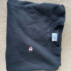 Champion Black Crewneck